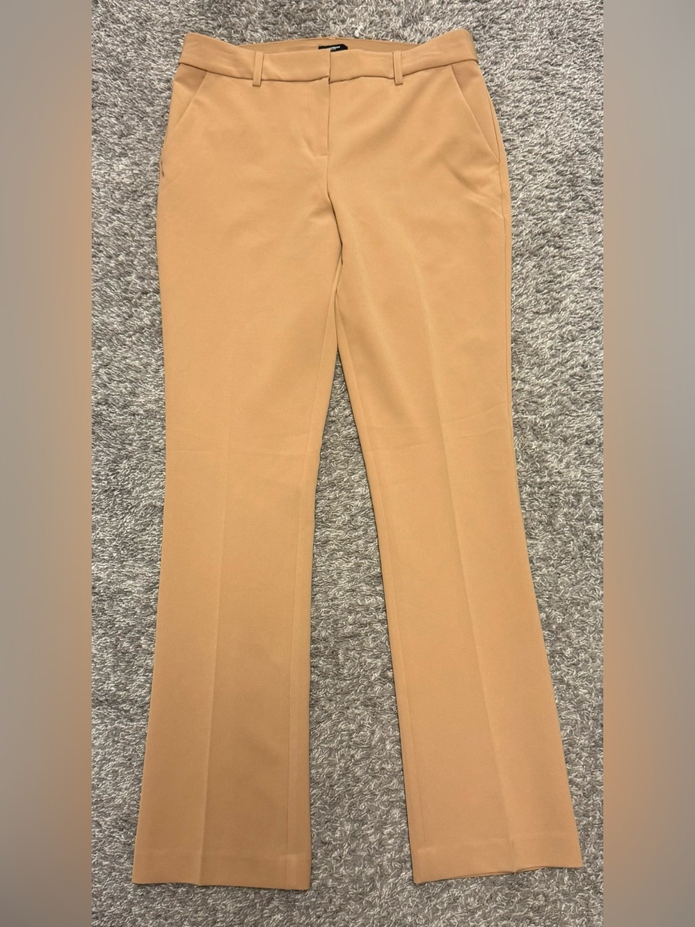 NWOT Women’s Express Editor Boot Mid-rise pants, Size 8R, Camel color